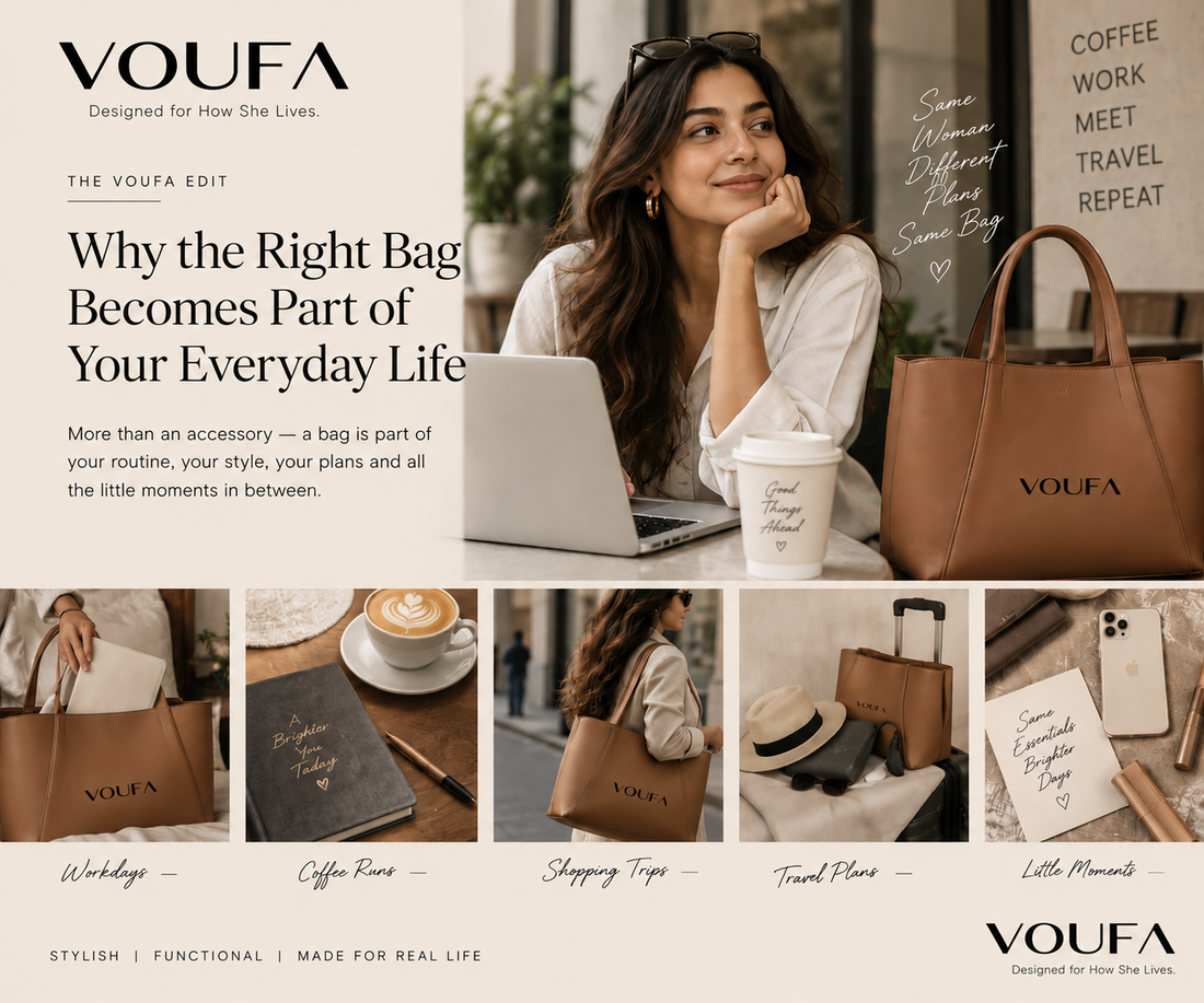 The VOUFA Edit: Why the Right Bag Becomes Part of Your Everyday Life